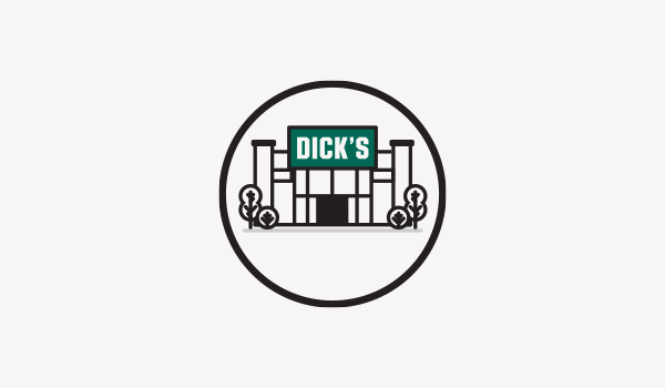 Illustration of a Dick's Sporting Goods store.