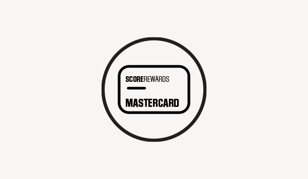 ScoreCard Rewards MasterCard icon.
