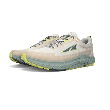 A pair of white shoes.
