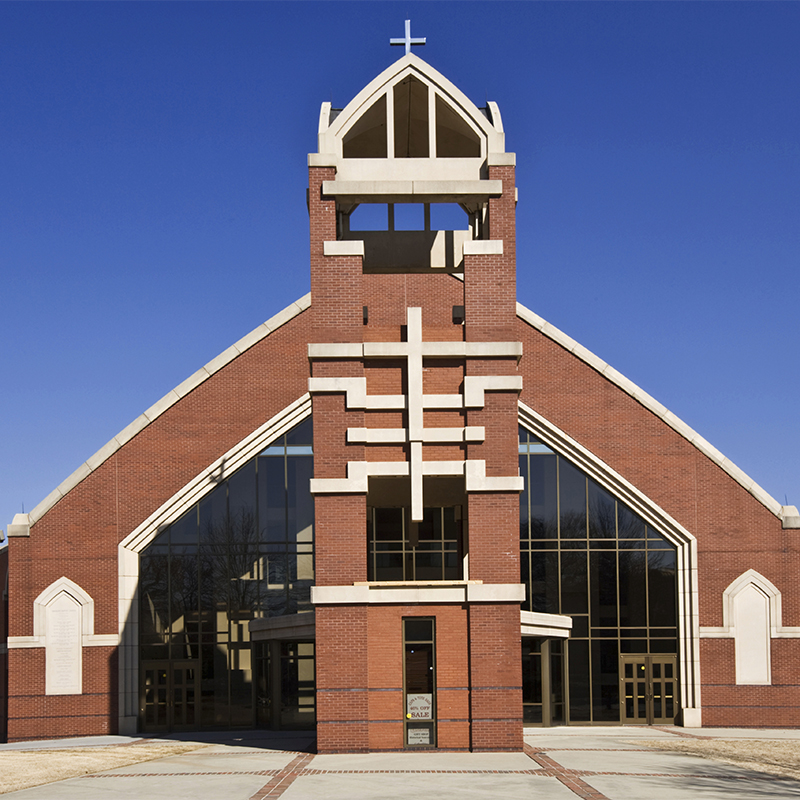  Front of Ebenezer Baptist Church at the Martin Luther King Jr. National Historic Site.
