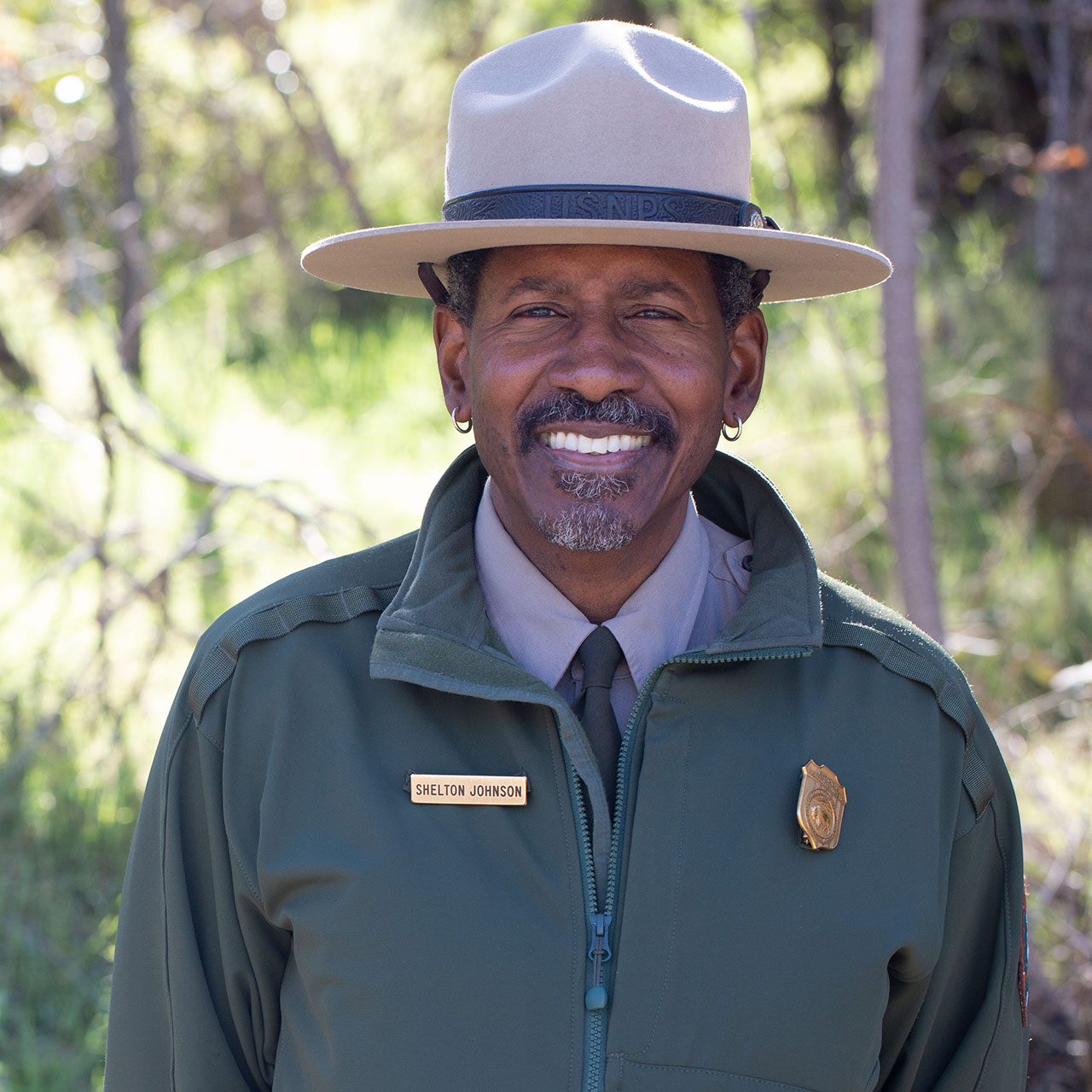 A portrait of Shelton Johnson