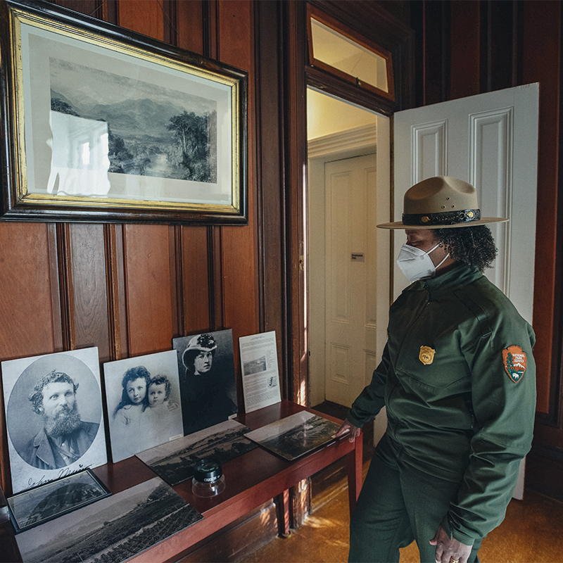 Kelli English at John Muir National Historic Site