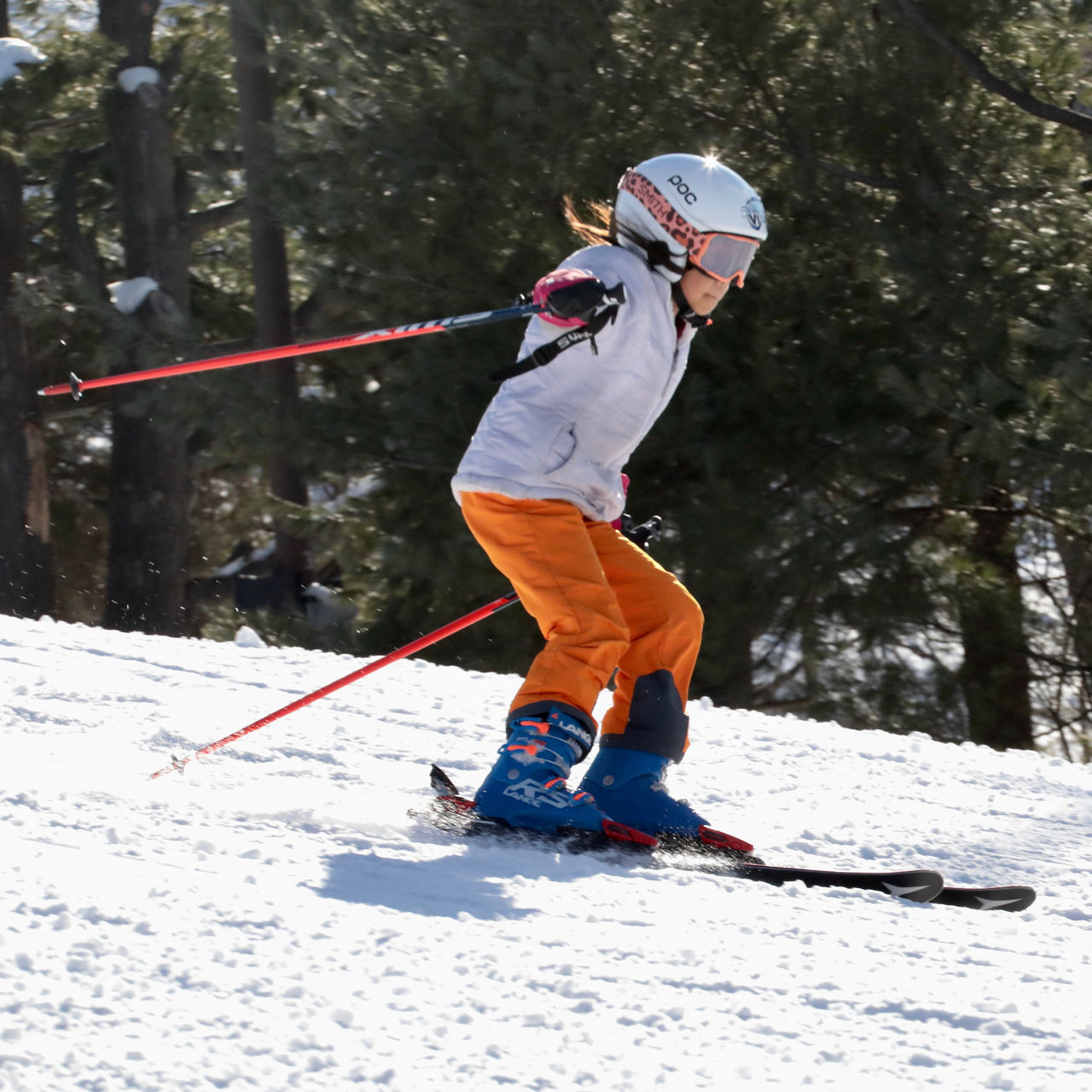 A skier at Mount Peter Ski Area