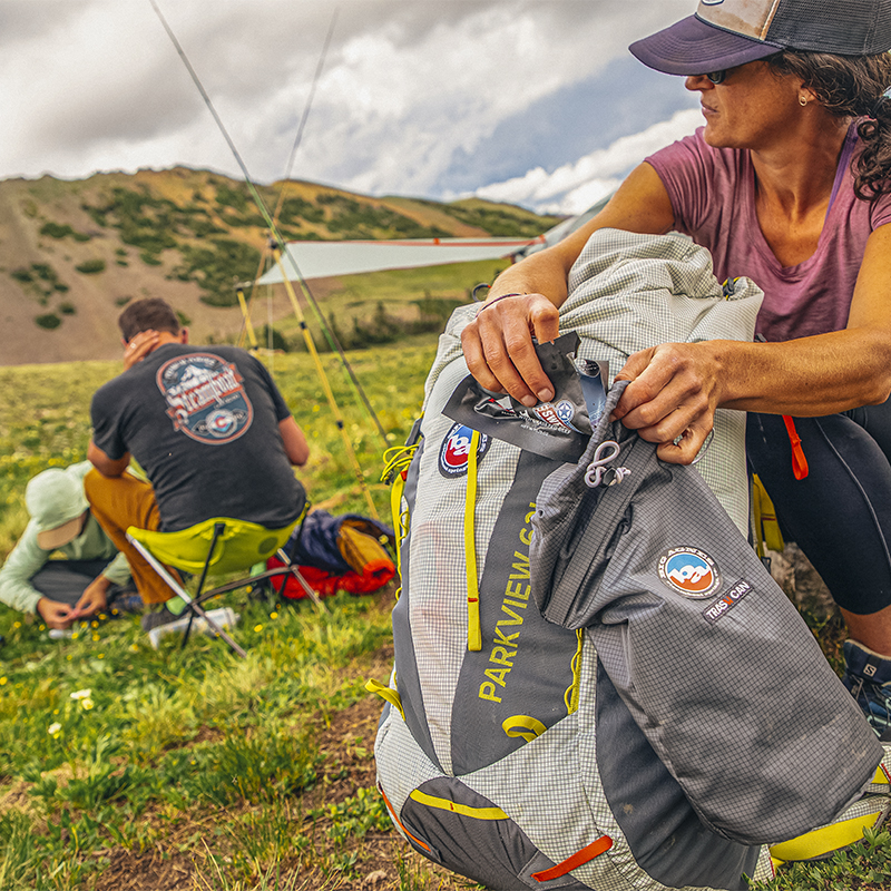 A close up of the new Big Agnes backpack