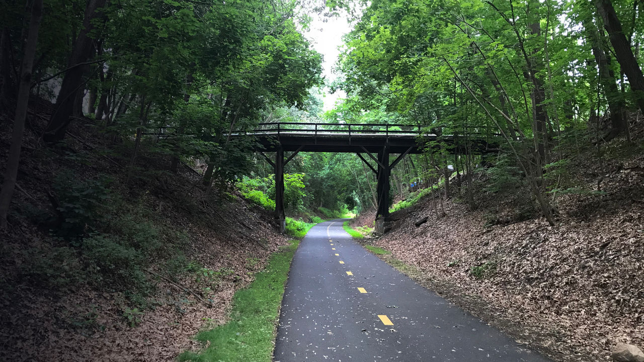 Cochituate Rail Trail, in Felchville