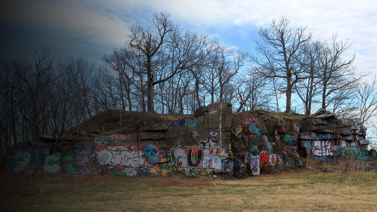 Quincy Quarries Reservation near Boston, Massachusetts