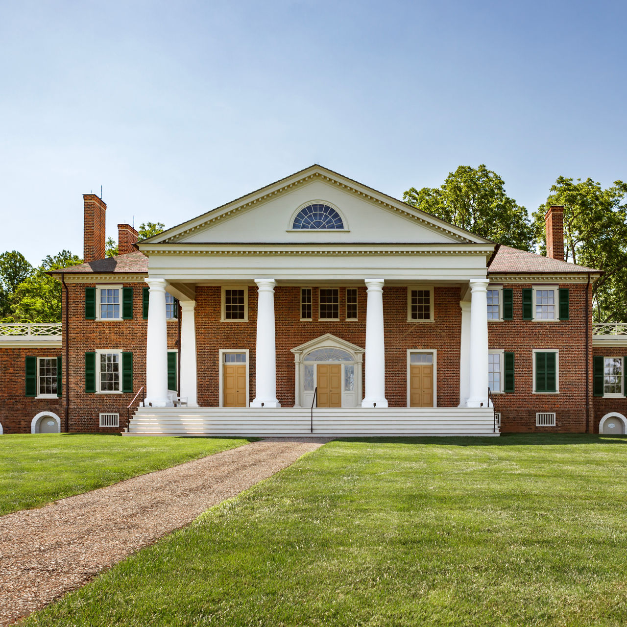  Montpelier, home and estate of US President and Founding Father James Madison and First Lady Dolley Madison, located in Orange, Virginia
