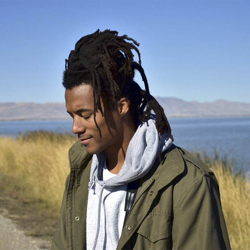 Conner Youngblood poses for a photo outdoors
