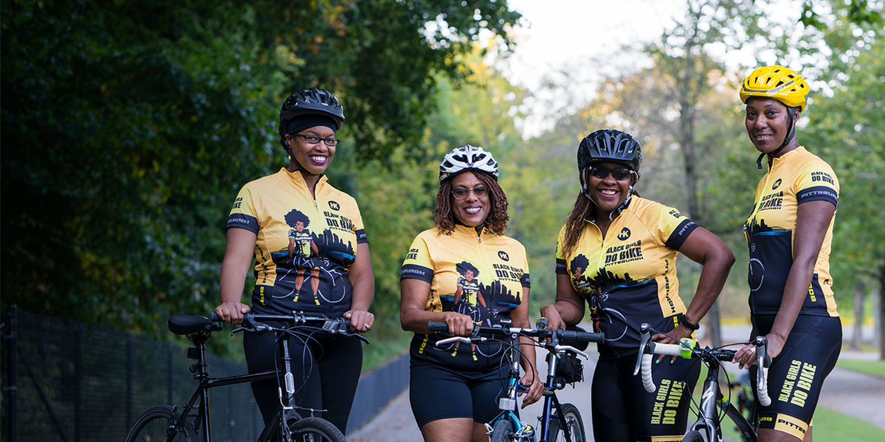 Members of BGDB Pittsburgh including Shero Robin Woods, in their new custom kits.