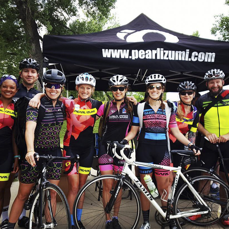 A Pearl Izumi group ride.