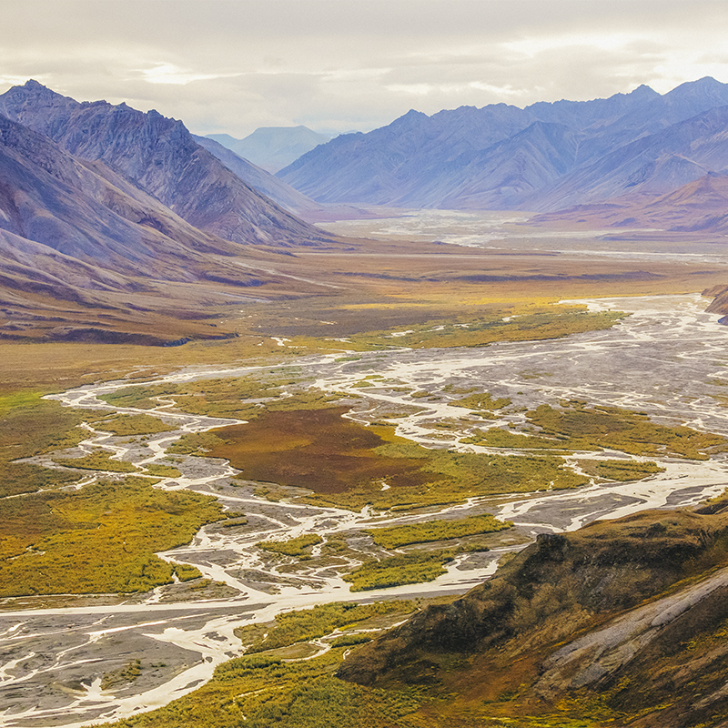 A scenic image of Arctic National Wildlife Refuge..