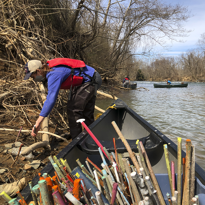 A cleanup on the river with Rivanna Conservation Alliance 