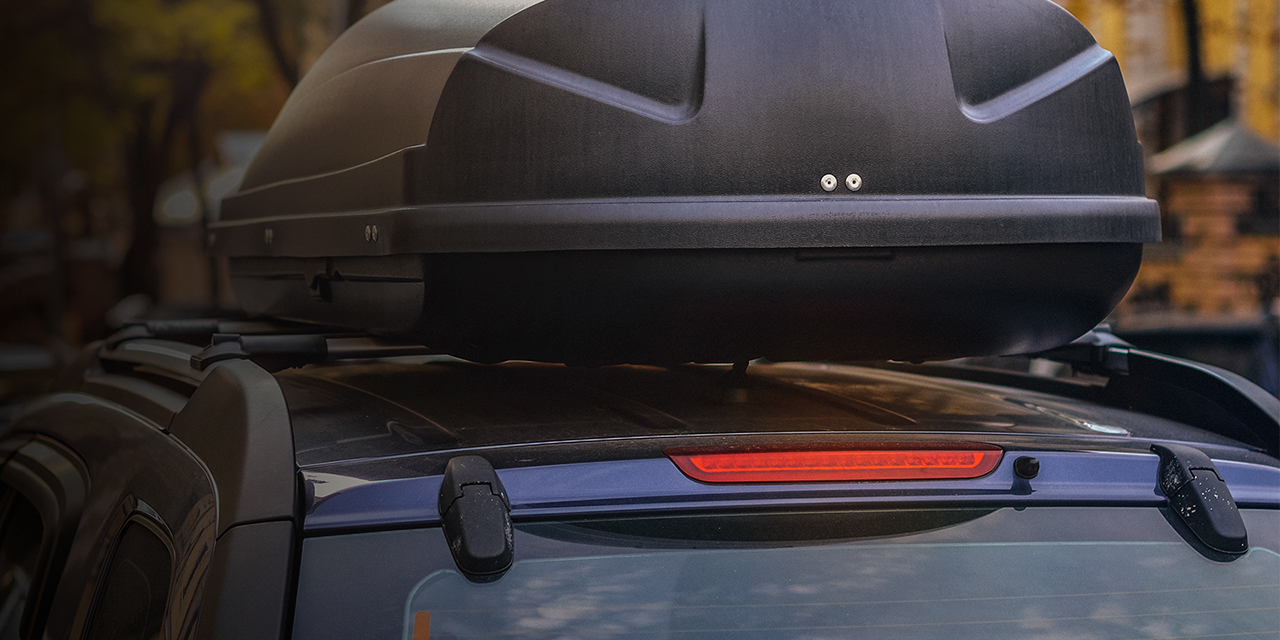 car luggage on roof