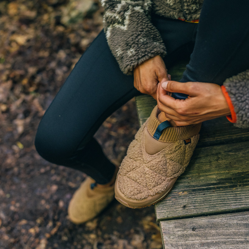 Ultralight camp shoes top