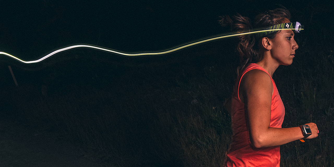 A woman runs  along the Bonneville Shoreline Trail in Provo, UT