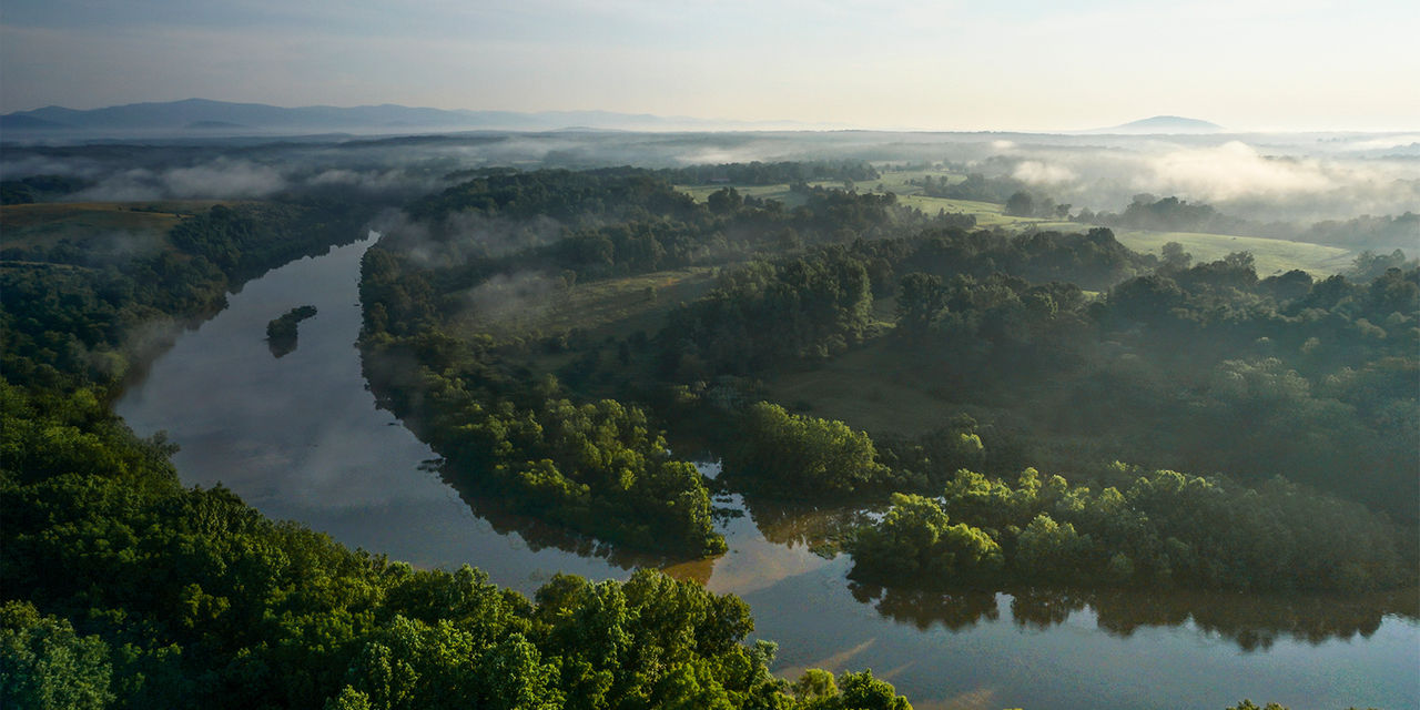 Rivanna River in Albemarle County, Virginia