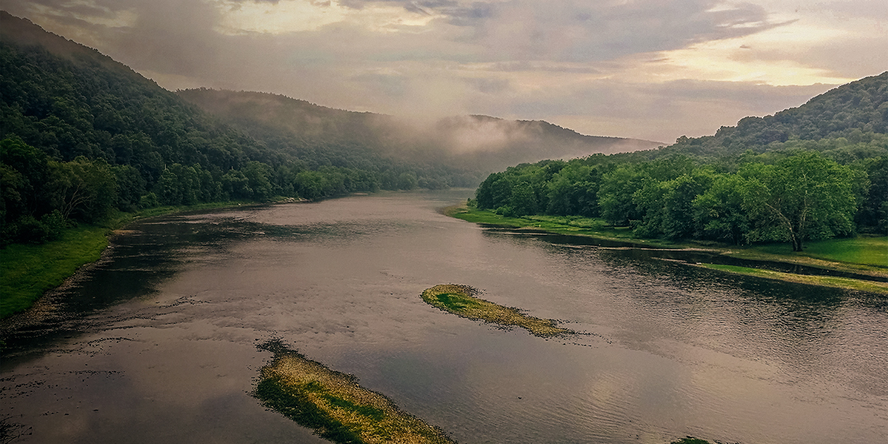 The Allegheny River in Franklin, PA 