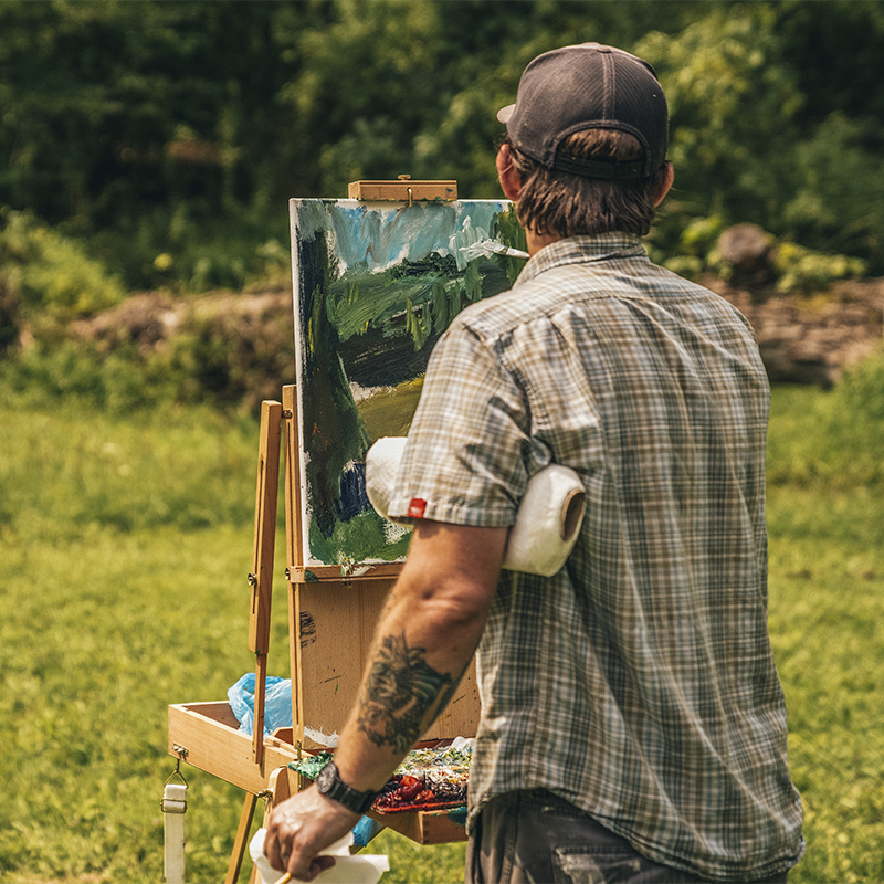 Stephen Haynes plein air painting 
