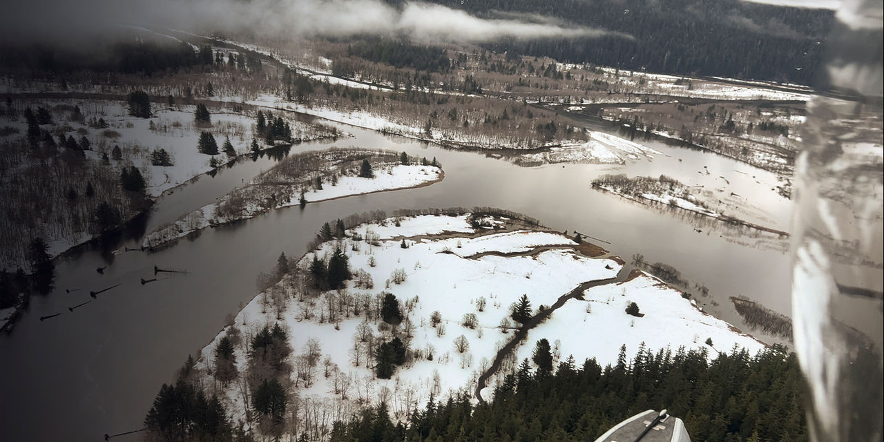 A view of the Jóonax (Unuk) River
