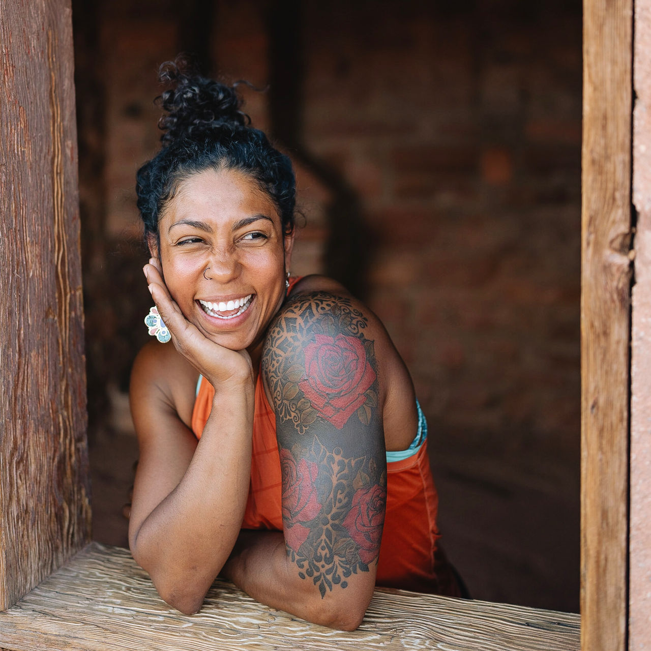 A portrait of Maiza Lima
